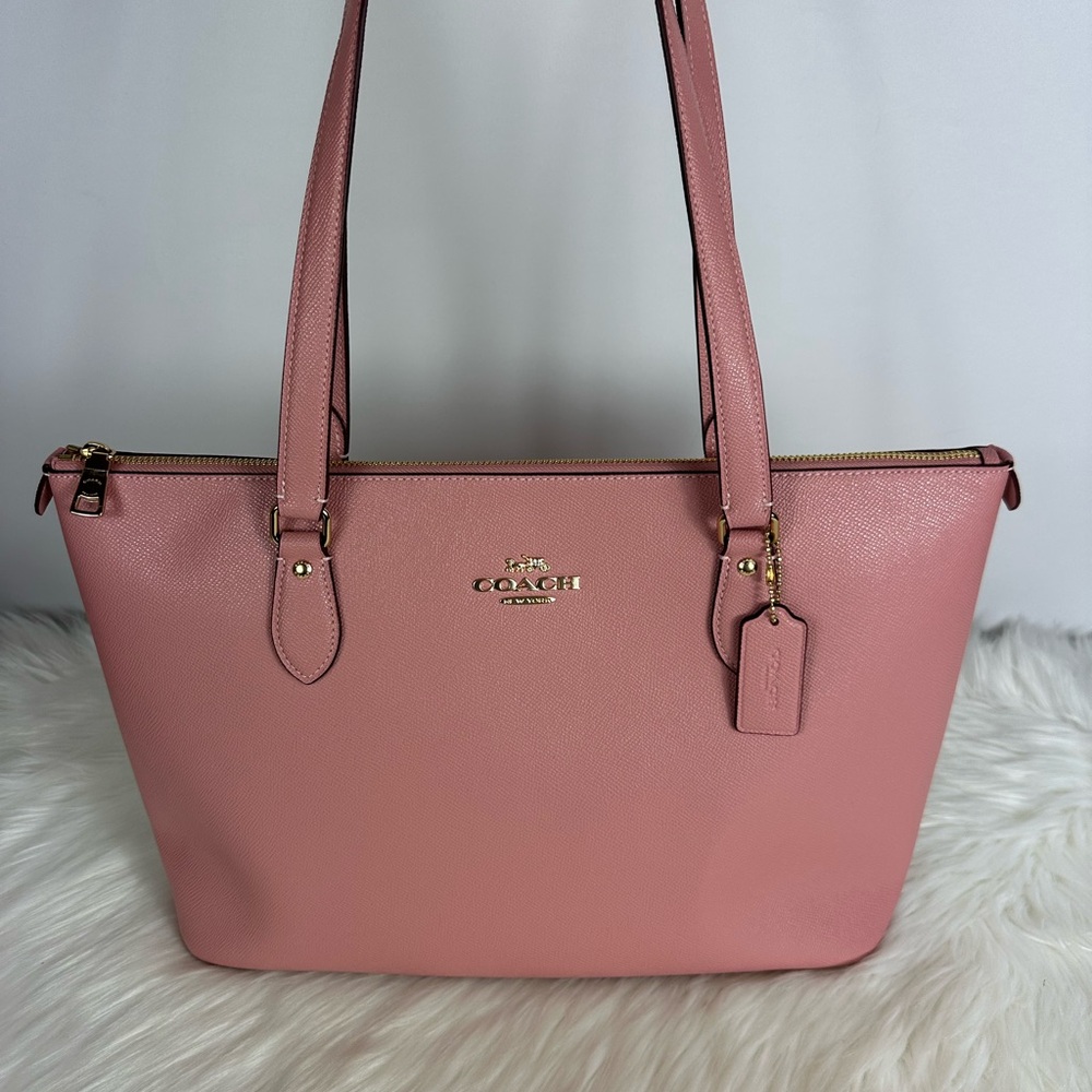 Coach Blush Pink Leather Tote